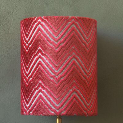 Lampenkap rood fluweel