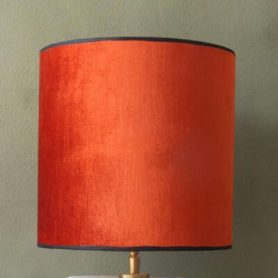 Lampenkap velvet orange