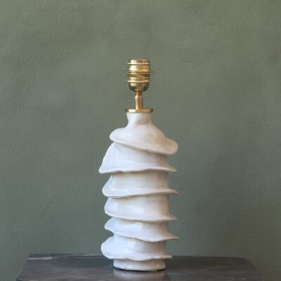 Witte keramieklamp