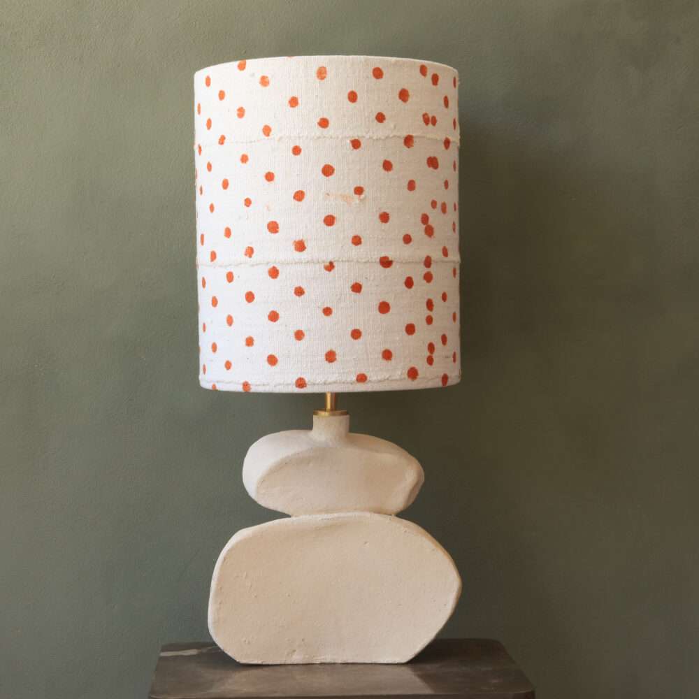 Stapled stones ceramic table lamp - Image 6