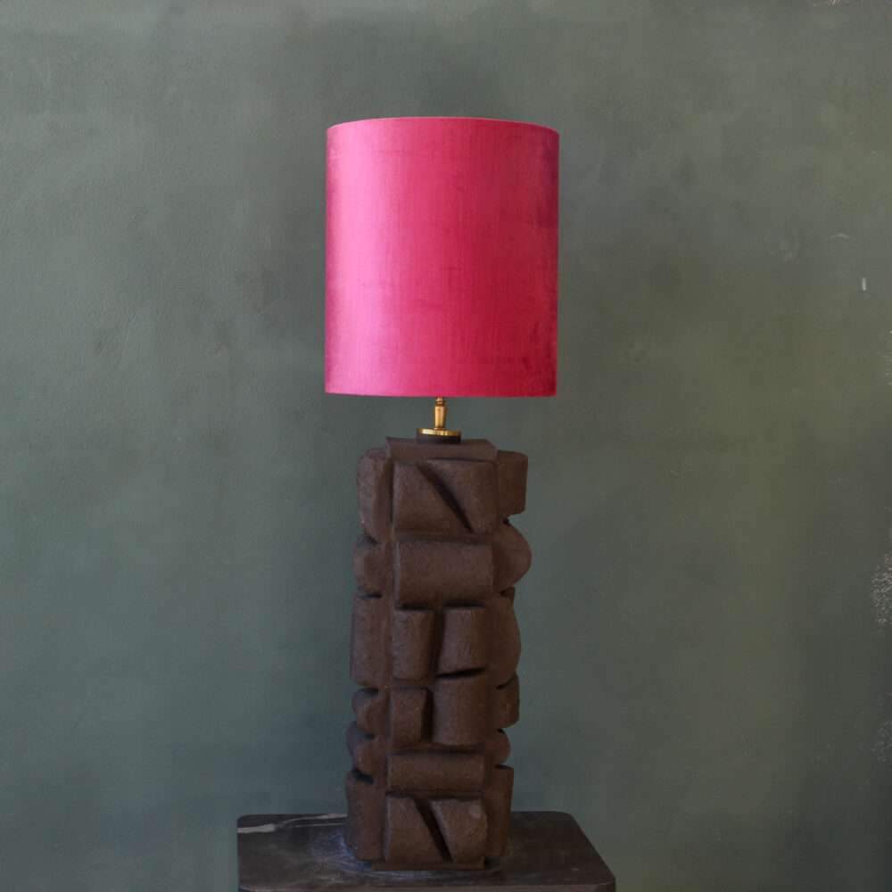 Brownie handcrafted ceramic statement lamp - Image 3