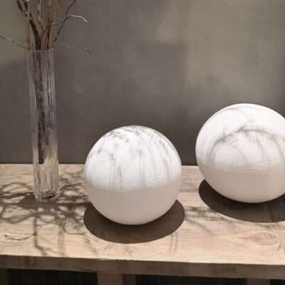 Silent Shapes,  set of 2 - handmade ceramic shapes