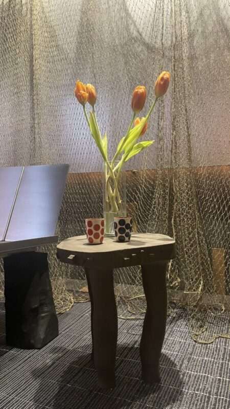 Ceramic organic table